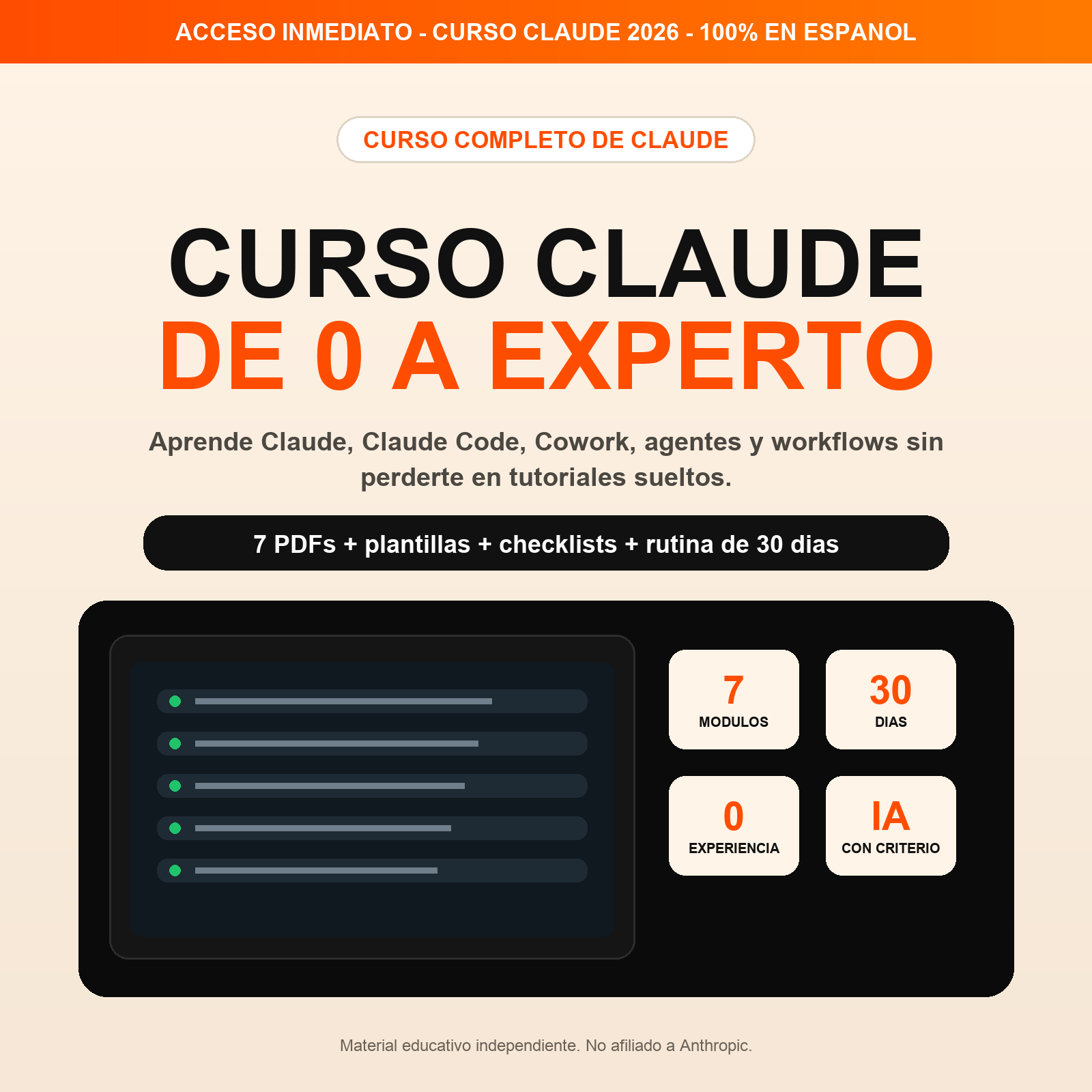 Curso Claude de 0 a Experto