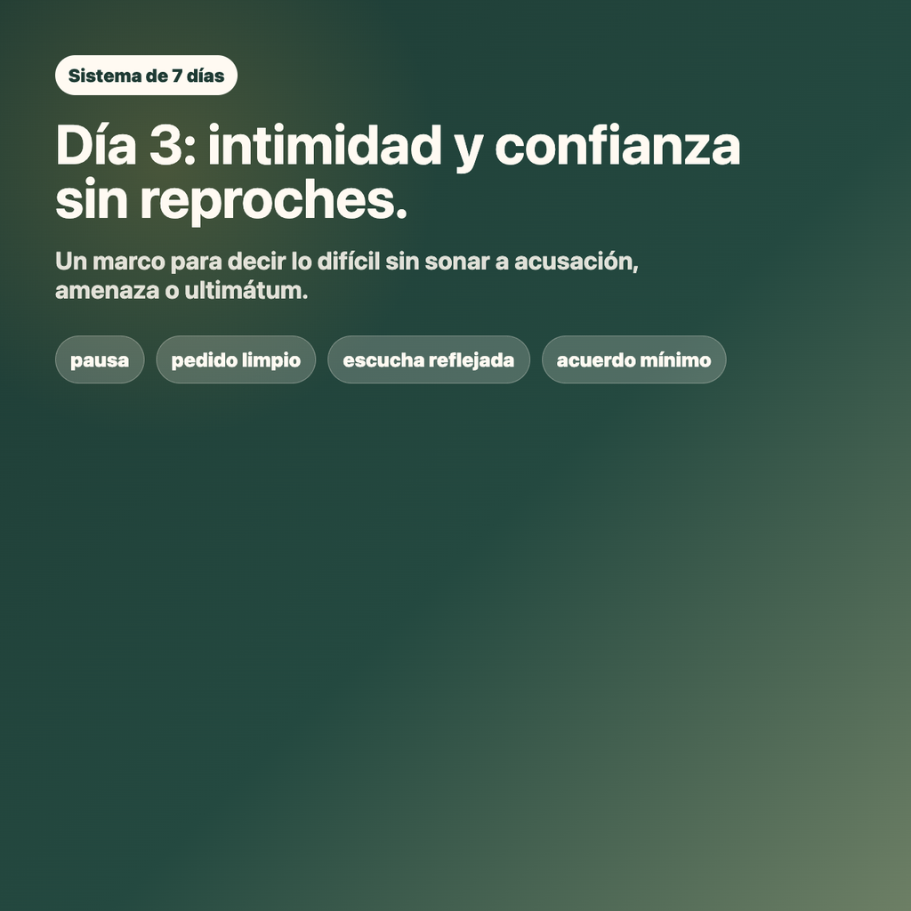 Rompe el Ciclo: Guiones + Plan de 7 Días para Dejar de Repetir Discusiones