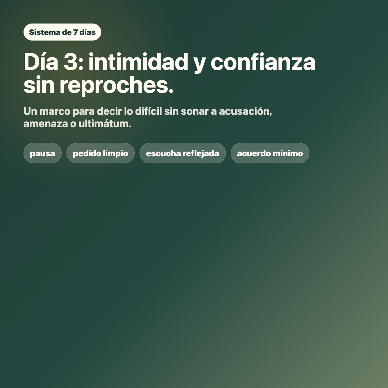 Rompe el Ciclo: Guiones + Plan de 7 Días para Dejar de Repetir Discusiones