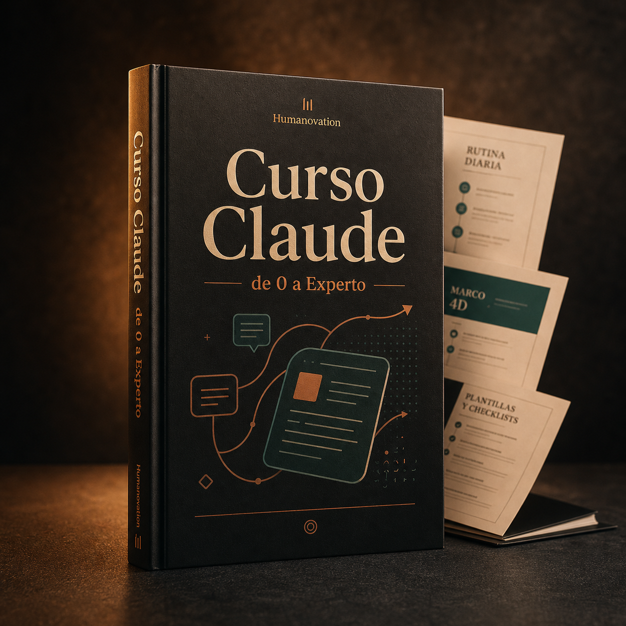 Imagen premium del Curso Claude de 0 a Experto presentado como libro del curso